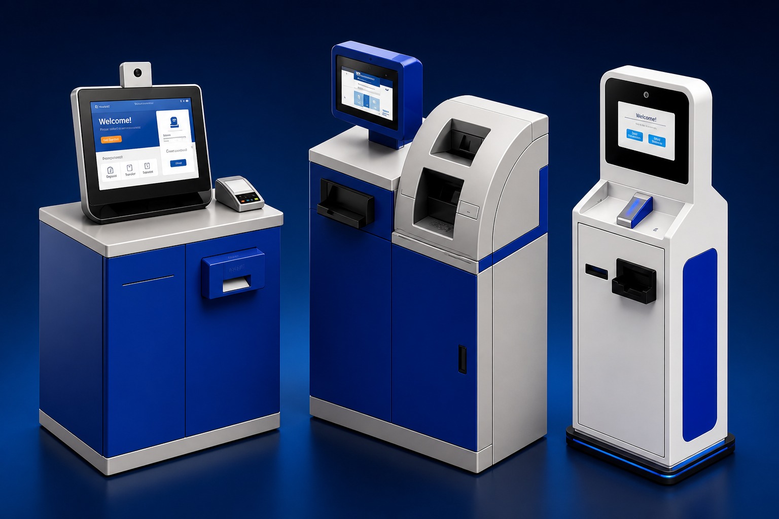 Slim Standing Kiosk